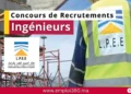 Concours de Recrutement LPEE 2025 : Offres d’Emploi pour Ingénieurs