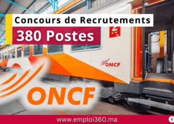 Concours ONCF 2025 pour Techniciens Spécialisés : Recrutement de 380 Techniciens Spécialisés (Bac+2) pour l’Office National des Chemins de Fer.